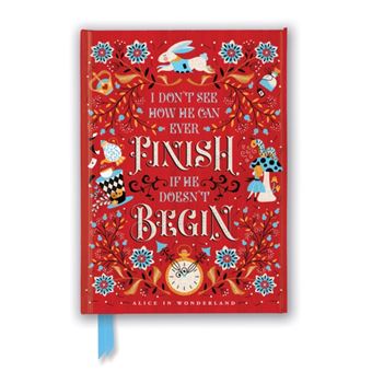 Jenny Zemanek Alice In Wonderland Foiled Journal By Flame Tree Publishing - 1