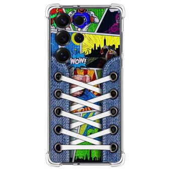 Capa TUMUNDOSMARTPHONE de silicone à prova de choque para Samsung Galaxy S25 Ultra 5G Sneakers Design 14 Desenhos - 1