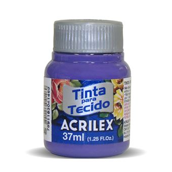 Tinta Acrilex Fosca para Tecido 04140/540 | 37ml - Violeta Cobalto - 1