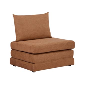 Poltrona colchão sweeek | conversível tecido simple | 1 lugar | Camel - 1