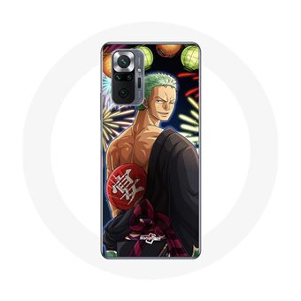 Capa Maniacase para Xiaomiredmi Note 10 Pro One Piece Feliz Natal Zoro Anime Manga - 1