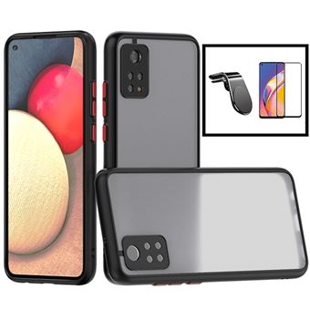 Kit Phonecare Capa Anti Choque Câmara Protection + Película 5D Full Cover + Suporte Magnético L Safe Driving Carro para Xiaomi Mi 10T Pro - Preto - 1