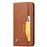 Capa Magunivers de PU Flip Castanho com Suporte para Samsung Galaxy A20E_2