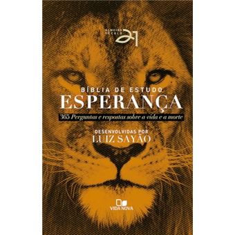 Bíblia De Estudo Esperança Capa Dura - Leão 365 Perguntas E Respostas Sobre A Vida E A Morte - 1