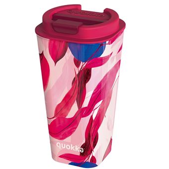 Copo Térmico Quokka | 450ml | Parede Dupla | Hermético | à Prova de Vazamentos | sem BPA | Rosa - 1