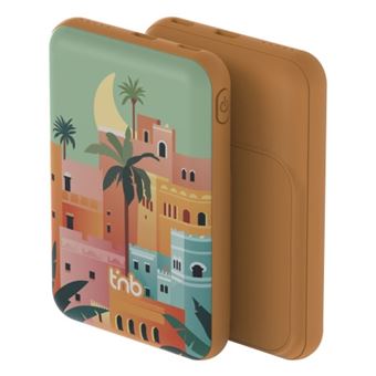 Power Bank T'nB PBUMAG5AST | 5000 mAh | Bege, Azul, Laranja - 1