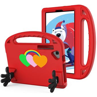 Capa de EVA padrão de coração de amor com suporte em forma de palma Magunivers para Lenovo Tab M10 HD Gen 2 TB-X306F/X306X 10.1-inch - vermelho - 1