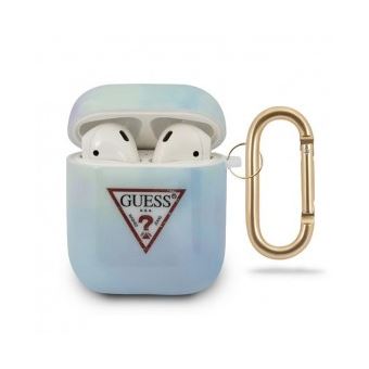 Capa Original TPU Guess Airpods Azul - 1