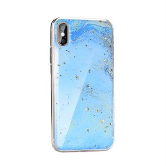 Capa Mármore Forcell para Huawei Y6 2019 Azul