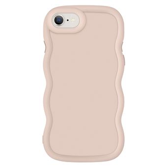 Capa Avizar para Apple iPhone SE 2022 | Silicone Bege - 1