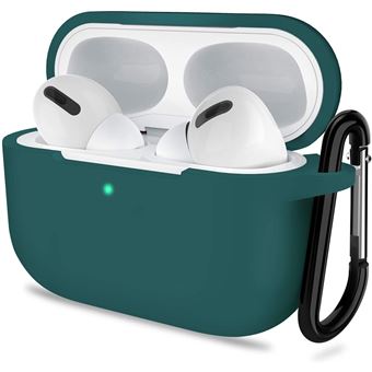 Capa de Silicone Skyhe Reforçada para airPods Pro - Verde Escuro - 1