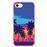Capa Hapdey para iPhone 7 - 8 Design Palmeiras em Silicone Flexível e TPU Cor-de-Rosa_0