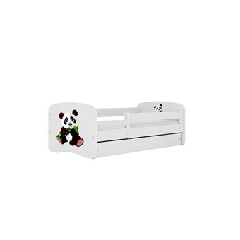 Cama 160 x 80 cm Kocot Kids com colchão BabyDreams Panda 2 White - 1