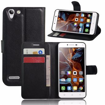 Capa Carteira Tipo Livro Wallet Multi4you para Lenovo Vibe K5 - Preto - 1