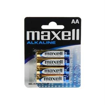 Pilhas Alcalinas Maxell AA (Pack 4) Maxell - 1