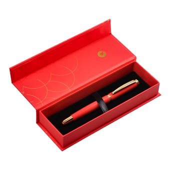 Caneta de Tinta Permanente Belius Passion D'Or | Dourado, Vermelho - 1