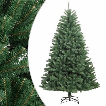 Árvore de Natal artificial articulada vidaXL | com suporte | 180 cm | verde - 1