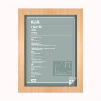 Moldura Erik Editores | 30x40 cm | MDF Faia - 1