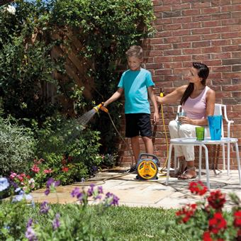 Enrolador de Pé Hozelock Pico Reel com mangueira | 10 m - 1