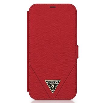 Capa Original Livro Guess IPhone 12/ 12 Pro Vermelho - 1
