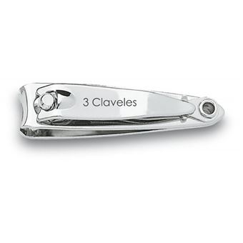 Corta-unhas Manicure 3 Claveles Nail Clipper | Prateado - 1