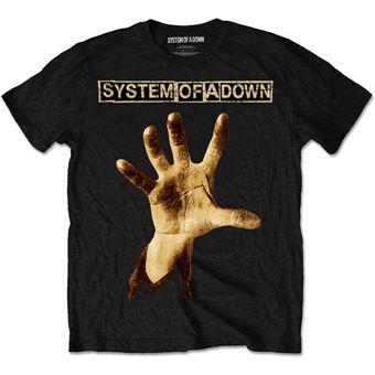 T-shirt Rock Off SYSTEM OF A DOWN | The Hand | Preto | XL - 1