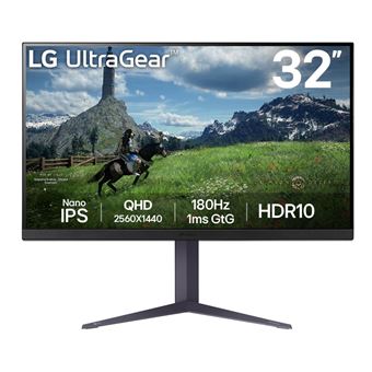 Monitor Gaming LG 32GS85QX-B | 1 ms | 180 Hz | 32&quot; | F - 1