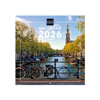 Calendário de Parede 2026 Finocam | 30x30cm | Amsterdam - 1