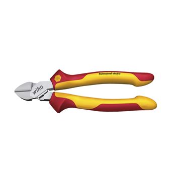 Alicate Diagonal Wiha 43458 | Vermelho, Amarelo - 1