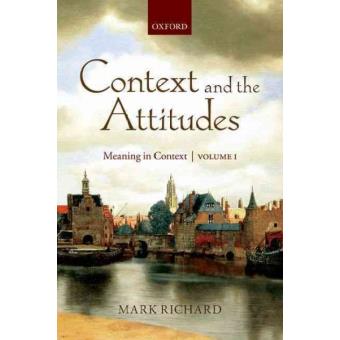 Context and the Attitudes - Meaning in Context - Paperback - 2015 - 1