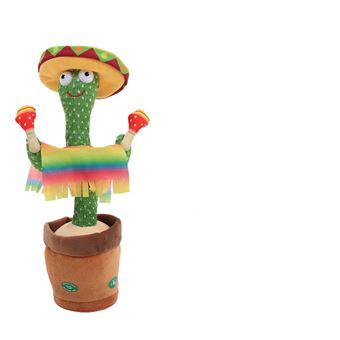 Peluche Interactivo Arzopa Dancing Cactus  Mexican Sand Hammer | Repete Audição | 120 Canções - 1