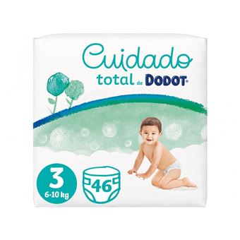 Fraldas Cuidado Total Dodot | Tamanho 3 | 6/10kg | 46 Unidades - 1