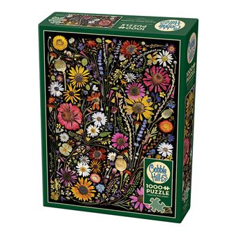 Puzzle Cobble Hill Flower Press: Happiness | 1000 Peças - 1