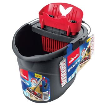 Mop & Bucket Set Vileda SuperMocio Revolution Sistema | Vermelho, Branco - 1