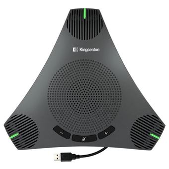 Microfone de Conferência USB 3 em 1 KINGCENTON G95M | Transmissão Omnidirecional 360° | Redução de Ruído - 1