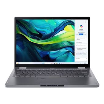 Computador Portátil Híbrido 2 em 1 Acer Aspire ASP14-52MTN-51V5 | 14'' | Intel Core Ultra 5 115U | Intel Graphics | 16 GB | SSD 512GB - 1