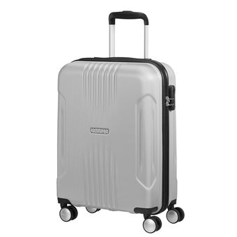 Mala de Cabine American Tourister Tracklite | 55 cm | 4 Rodas - Prateada - 1