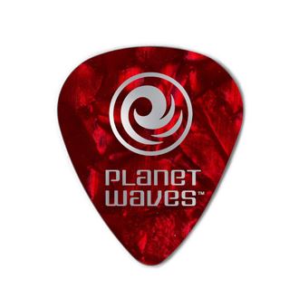 Planet Waves 1CRP6-10 palheta Celuloide Pérola, Vermelho 10 peça(s) - 1