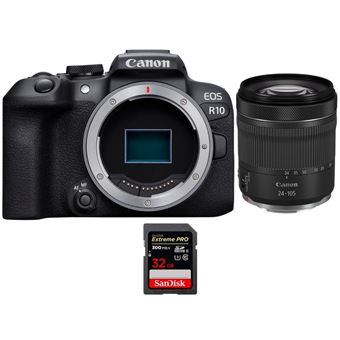 Câmara Fotográfica Canon EOS R10 + RF 24-105mm F4-7.1 IS STM + 1 SanDisk 32GB Extreme PRO UHS-II SDXC 300 MB/s + PDF MCZ DIRECT 15 Técnicas para Melhorar as suas Fotografias - 1