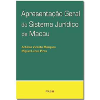 Livro Apresentação Geral do Sistema Jurídico de Macau