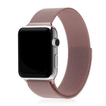 Bracelete Metálica DAM Compatível com Apple Watch 42/44/45/49 mm - Rose Gold - 1
