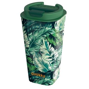 Copo Térmico Quokka | 450ml | Parede Dupla | Anti-vazamento | Hermético | sem BPA | Verde Floresta - 1