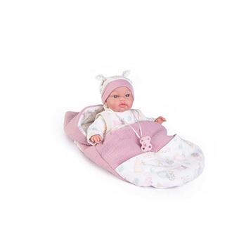 Boneca Muñecas Antonio Juan Bebé Recém-nascido Toneta Words Sack Mochila - 1