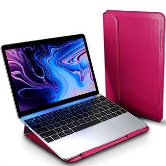 Sleeve Protetora HSMY Couro Durável para New MacBook Pro 15.4 '' A1707/ A1990 - Rosa - 1