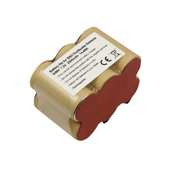 Bateria Avizar para Aspirador Black and Decker Dustbuster Extreme | 7,2V 2000mAh NiMH | Dourado - 1