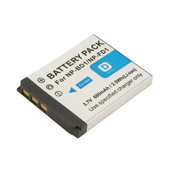 Bateria Avizar Li-ion para Sony NP-BD1 / NP-FD1 Camcorder | 3,7V 680mAh 2,5Wh | Branco - 1