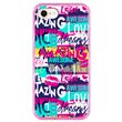 Capa Hapdey para iPhone 7 - 8 Design Padrão Urbano Criativo em Silicone Flexível e TPU Cor-de-Rosa