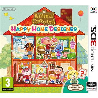 Videojogo Nintendo Animal Crossing: Happy Home Designer + Amiibo Card - 1