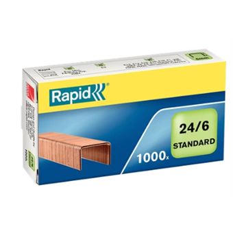 Pacote de Agrafos Rapid 24855700 | Cor do cobre - 1