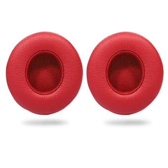 Almofadas de Substituição HSMY para Auscultadores Beats Solo 2/Solo 3 Wireless - Carmesim - 1